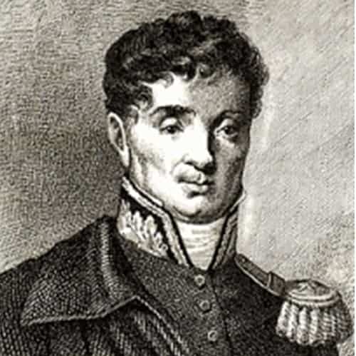 Animal magnetism and the history of hypnosis. Black and white picture of Armand-Marc-Jacques Chastanet, Marquis de Puységur (1751–1825)