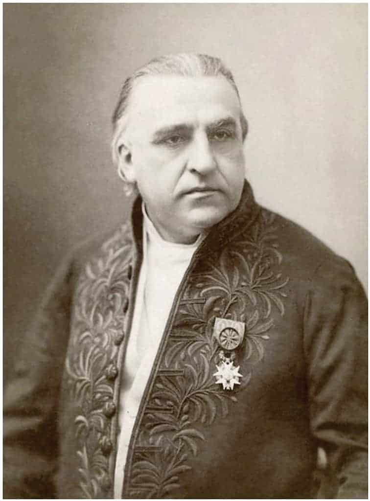 Jean-Martin Charcot. Black and white photograph